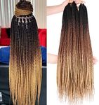 Box Braids Crochet Hair 2 Packs 24 