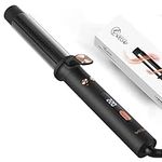 Automatic Hair Curlers 360° Rotating, webeauty [Nano Titanium Coating] Curling Tongs, Large Barrel Curling Wand 32 mm, Rotating Curling Iron for Long Medium Hair with LCD Display, 140-220℃