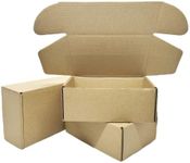 6x4x2.2 Inches Small Shipping Boxes 50 Pack Corrugated Cardboard Packaging Business Moving Mailing Box