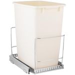 Pull Out Trash Can Under Cabinet,2 Way Slide Out –Heavy Duty Metal, with 5 Year Limited Warranty-Roll Out Sliding Garbage Waste Bin (Not Included) - Install Length or Widthwise