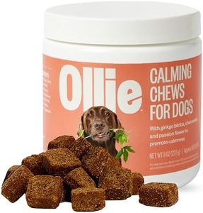Ollie Chill Pills Calming Supplement Chews for Dogs, Anxiety Relief for Dogs, Melatonin for Stress Relief, 60 Count Appx.