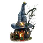 Department 56 Snow Village Halloween Toads and Frogs Witchcraft Haunt Lit House, 5.91-Inch