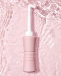 ELECTOMANIA Portable Jet Spray for Toilet - 500ML Portable Bidet - Retractable Handheld Bidet - Portable Angled Nozzle Spray for Travel, Outdoor,Camping (Pink)