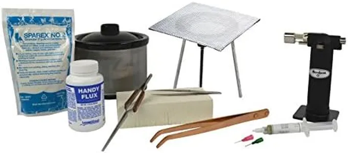 Basic Soldering Starter Kit w/ 16 Oz Pickle Pot Tweezers Micro Flame Torch Precious Metal Working Welding Jewelry Tool