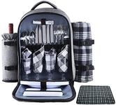 Insulated Picnic Backpack for 4 Per