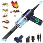 Jahy2Tech 5 in 1 Handheld Vacuum and Blower Cordless Rechargeable Blue Bug Vacuum Catcher for Insects, Spiders, Pet Hair, Dry & Wet Use