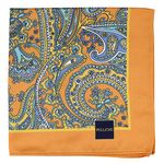 PELUCHE Paisley Pattern Pocket Square For Men