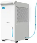 3,500 Sq.Ft Most Efficient Energy Star 2024 Dehumidifier, Vellgoo 35 Pint/Day Dehumidifier for Basement with Pump, Drain Hose, Intelligent Humidity Control, for Home Large Room