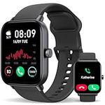 Smart Watch for Men Women (Answer/Make Call) with Alexa Built in, iPhone Android Compatible, Fitness Tracker Heart Rate Blood Oxygen Sleep Monitor 1.8'' Touch Screen Bluetooth Watch IP68 Waterproof