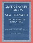 A Greek–English Lexicon of the New Testament & Other Early Christian Literature 3e (Emersion: Emergent Village resources for communities of faith)