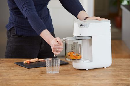 Tommee Tippee Baby Food Maker – White, Easy Steam & Blend