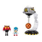 Sonic The Hedgehog Egg Mobile Battle Set Action Figures,Small