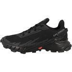 Salomon Alphacross 4 Men's Trail Running Shoes, Powerful Grip, Long lasting Comfort, and Versatile Performance, Black, 6.5