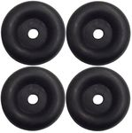 JQuad (4 Pack) Trailer Ramp Door Bumper - Truck Cargo Hatch Rubber Bump Stop