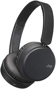 JVC Deep Bass Wireless Headphones, Bluetooth 4.1, Bass Boost Function, Voice Assistant Compatible, 17 Hour Battery Life - HAS35BTB(Black)