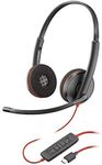 Plantronics Blackwire 3220 USB-C Headset, On-Ear Mono Headset, Wired