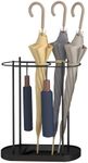 lukar Metal Umbrella Holder,Umbrella Stand Indoor Entryway,Umbrella Organizer with a Removable Drip Tray,Free Standing Umbrella Rack Organizer for Home Office Patio Decor