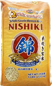 Nishiki Brown Rice Quick Cooking, 5-pounds