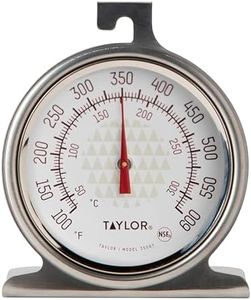 Taylor Large 2.5 Inch Dial Kitchen Cooking Oven Thermometer, Analog