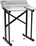 Liquid Stands Portable Audio Mixer Stand - Angled Foldable & Adjustable Studio Music Mixer Synth Stand - MPC Stand For Drum Machines, DJ Turntables, Audio Rack Music Equipment & More
