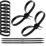 30 Pieces Zip Tie Cuffs Flex Cuffs 