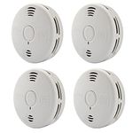 Kidde Smoke & Carbon Monoxide Detector Combo, 10-Year Battery, Replacement Alert, 4 Count (Pack of 1)