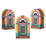 Beistle 54125 Jukebox Favor Boxes, Cardboard, Multicolor