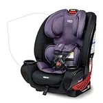 Britax One4Life Convertible Car Seat, 10 Years of Use from 5 to 120 Pounds, Converts from Rear-Facing Infant Car Seat to Forward-Facing Booster Seat, Machine-Washable Fabric, Iris Onyx