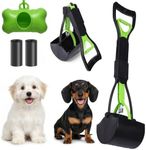 SurpOxyLoc 32" Pet Pooper Scooper for Dogs and Cats with Long Handle High Strength Material and Durable Spring for Easy Grass and Gravel Pick Up