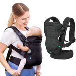 SNOWIE SOFT® Baby Carrier for 6.8-14.5KG 4 in 1 Adjstable Baby Carrier with Lumbar Support Kangaroo Toddler Carrier Baby Carry Bag Face-in/Face-Out Baby Wrap Carrier for Newborns, Infant 0-36 Months