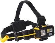 Cat Work Lights CT4120 Multi Function Battery Powered Head Lamp for Camping, Running, Hiking, Reading, and Working, 3 AAA Batteries Included Black