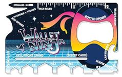 Limited Edition: Retro Wallet Ninja - 18 in 1 Credit Card Sized Multitool