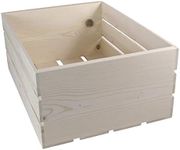 Wooden Crate, 22x16.25x9.25 Inches 