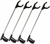 ACCURATE Garden/Leaf Grabber Stick/Grabber Tool Pickup Tool Litter Grabber Picker Long Arm Rotating Gripper Reaching Aid Rubbish Pick Up Reaching Mobility Tool (4 PCS)