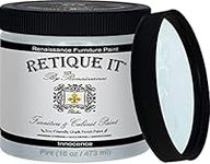 Retique It Chalk Furniture Renaissance Cabinet Paint (16 oz (Pint), 31 Innocence)