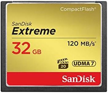 SanDisk SDCFXSB-032G-G46 CF Extreme Memory Card 32GB 120MB/S Class 10