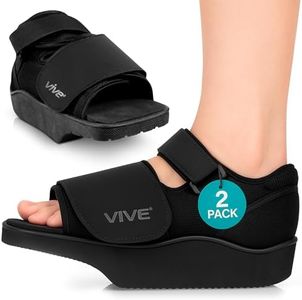 Vive Offloading Post-Op Shoe - Forefront Wedge Boot for Broken Toe Injury - Non Weight Bearing Medical Recovery for Foot Surgery, Hammer Toes, Bunion, Feet Pain - Walking Orthopedic (X-Small)