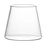 Fujiyama glasses, Japanese water glasses, water glasses, whisky glasses, beer glasses, breakfast milk glasses, juice glasses, beverage glasses, tea cups,set of 1 (Medium size-10.15 oz)