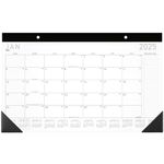 AT-A-GLANCE 2025 Desk Calendar, Monthly, Desk Pad, 18" x 11", Compact, Contemporary (SK14X0025)