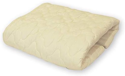 Simmons LG1002A New Fiber Bed Pad, Semi-Double, 47.2 x 76.8 inches (120 x 195 cm), Polyester, Washable, Made in Japan, White