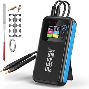 SEESII Battery Spot Welder: Continuous Welding Function, 8.0Ah Rechargeable Capacity, Portable Spot Welder with Visual Display, Perfect for DIY/Repairs
