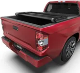 OEDRO Soft Tri-fold Truck Bed Tonneau Cover Compatible with 2022 2023 2024 Toyota Tundra(Excl.Trail) 5.5 ft Bed with Deck Rail System