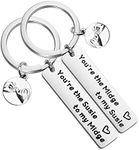 CHOORO Marvelous Mrs. Maisel Gift Best Friends Keychain Friendship Gift Set of 2 BFF Keyring Bestie Pinky Promise Keychain Set You're The Midge to My Susie (Susie&Midge Keychain)