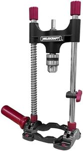 Milescraft 1318 DrillMate Portable Drillling Guide – Precision Drilling Jig Attachment for Drilling Angled or Straight Holes, Adjustable Drill Guide Attachment, Portable Drill Press with 3/8” Chuck