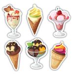 Nourish Ice Cream Fridge Magnets