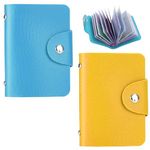 Kraptick Leather Credit Card Holder with Double-Sided Slots for Cards, Business Card Holder, ATM Card Holder for Women and Men- 24 Double Sided Card Slots (MFP1187)