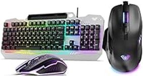 AULA Gaming Keyboard and Wired Gami