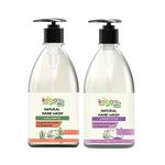 Koparo Natural Hand Wash Liquid | Lavender and Aloe and Green Tea Combo | 500ml Each | Safe for Kids and All Skin Types | Eco Friendly, Plant Based & Non Toxic