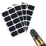 40pcs 0.8mm Thick Saxophone Mouthpiece Pads, Rubber Mouthpiece Cushions Protector Clarinet Mouthpiece Pads Alto Sax Patches for Soprano Alto Tenor Saxophone Clarinet(Black)