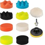 Polishing Pads 3 inch Buffing Pad, Car Drill Polishing Kit for Car Polisher Sanding Waxing, 11 Pack